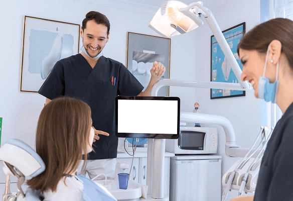 Dental treatment room at Chemung Family Dental in Elmira, NY